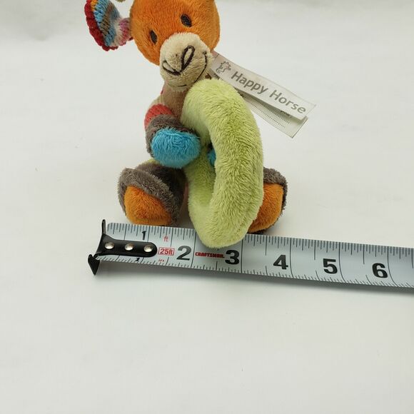 Happy Horse Netherlands Giraffe Plush Knit Soft Baby Toy Stuffed Animal Small 5" - Picture 11 of 11